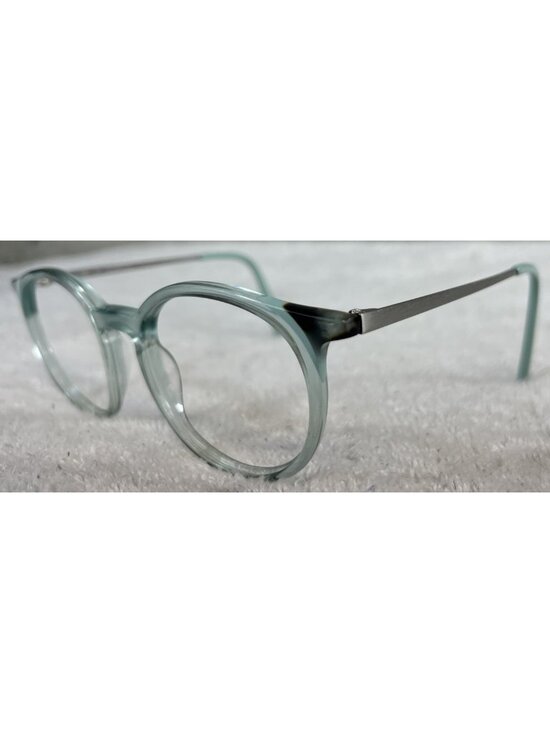 OGI Hugs/373 Women’s Crystal Turquoise Gunmetal Oval Eyeglasses Frames 46-20-140 main image 7